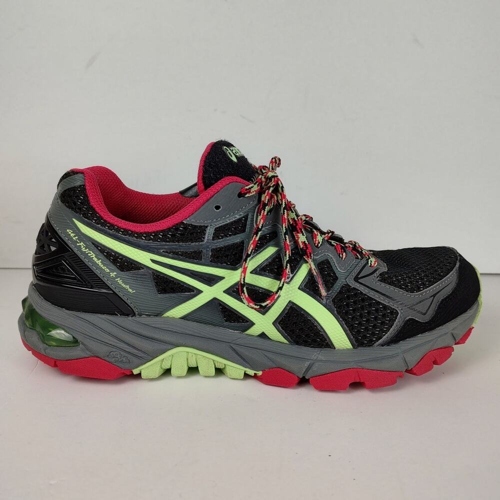 Asics Sneakers Womens Gel Fujitrabuco 4 Neutral Black 7.5 Athletic Shoe T5L8N